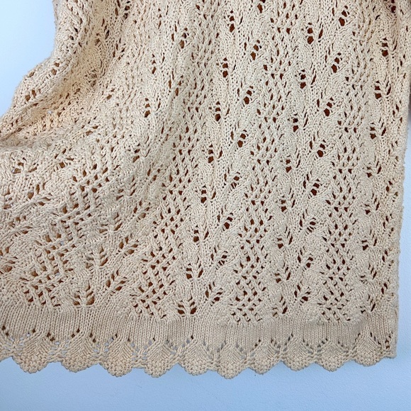 Vintage Roll Neck Open Knit Sweater - Picture 7 of 7